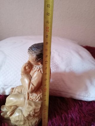 Figura cerámica niño pastor
