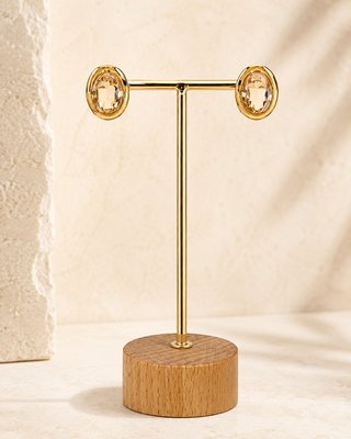 Pendientes Oro 18kl  Circonita  BIL-TRA1836