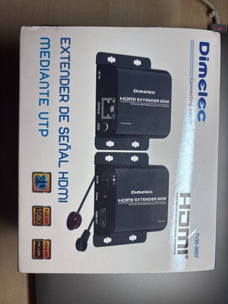 Extensor HDMI Dimelec 60M UTP Nuevo