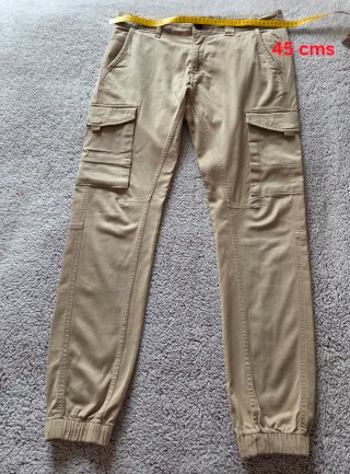 Pantalones cargo Jack&Jones beige hombre