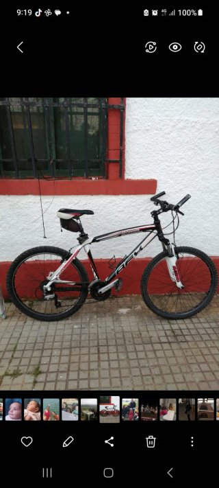 Bicicleta blanca BTWIN