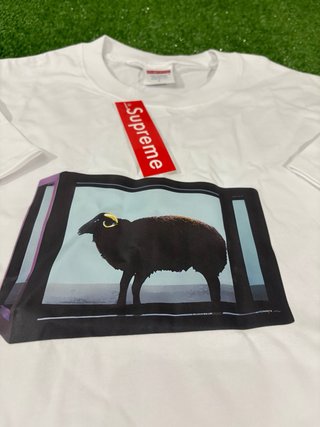 Camiseta Supreme Negra y Blanca