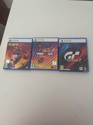 PS5 + Mando + Cascos + 12 Juegos