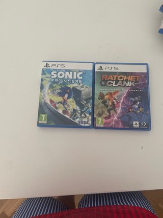 PS5 + Mando + Cascos + 12 Juegos