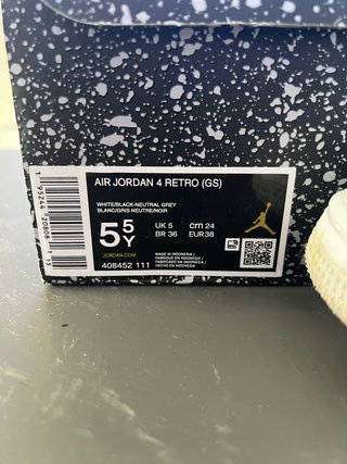 Zapatillas Air Jordan 4 Retro Originales