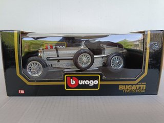 1/18 MODELLO BUGATTI TYPE 59 GREY BURAGO