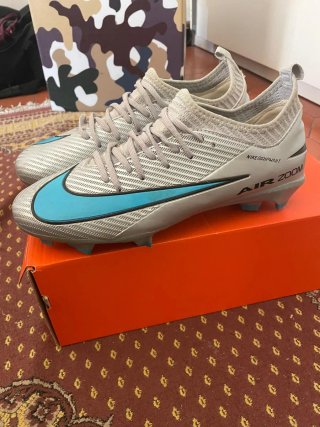 Scarpe calcio Nike Air Zoom Argento/Blu