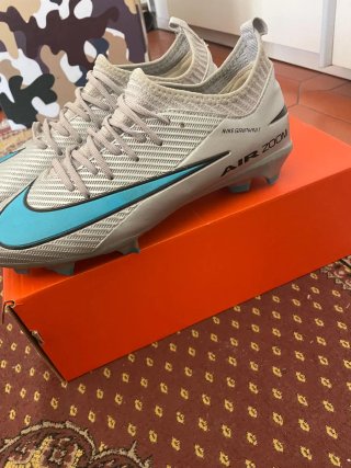 Scarpe calcio Nike Air Zoom Argento/Blu