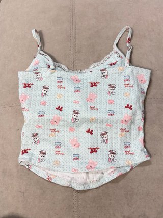 Lote 2 Tops Corset estilo Coquette (Rosa y Azul)