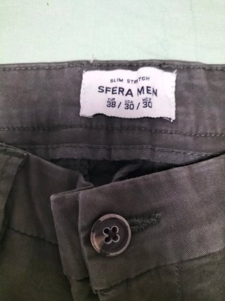 Pantalón Sfera Slim Fit Gris Talla M