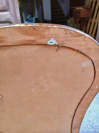 GRAN ESPEJO BISELADO CON MARCO DE MADERA