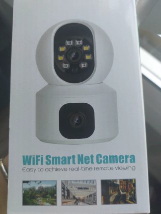 Cámara WiFi Doble Lente Nueva sin estrenar. 360°