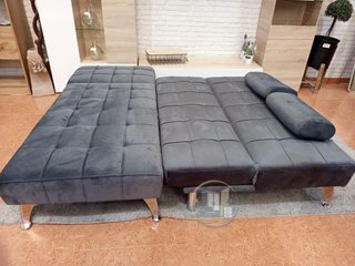 Sofá Cama Chaise Longue Gris