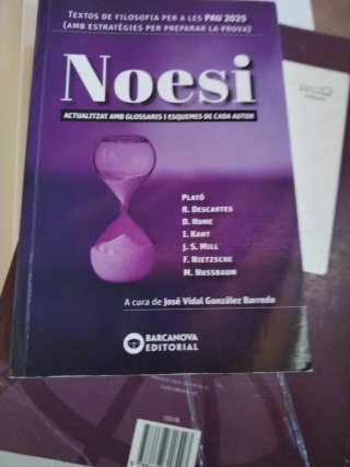 Noesi textos de filosofia per a les PAU 2025 (a...