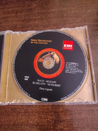 CD Dinu Lipatti: Bach, Mozart, Scarlatti, Schubert