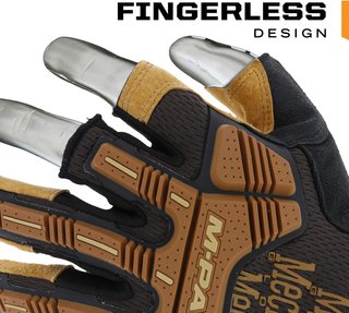 Mechanix Wear Leather M-Pact Guantes protección