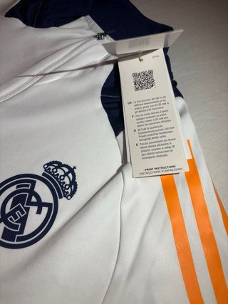 Sudadera Entrenamiento Real Madrid Talla S Nueva
