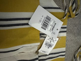 Top Easy Wear Rayas Talla M
