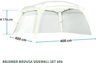 Brunner carpa outdoor con armazón resistente