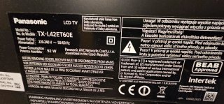 Televisor Panasonic 37 Plata