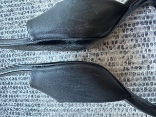 Sandalias tacón Massimo Dutti negras