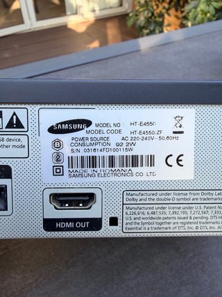 Home cinema Samsung HT E4550ZF