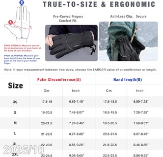 ORIGEM Guantes Moto Termico 3M Thinsulate XL Negro