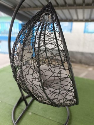 Silla Colgante / Mecedora Gris
