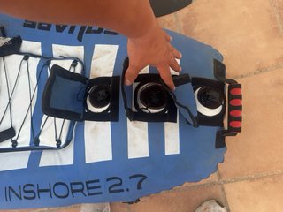 Kayak inflable azul