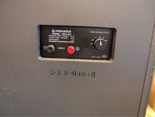 Altavoces Pioneer HPM50 + Cableado