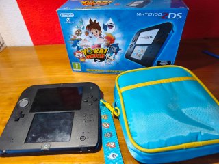 Nintendo 2DS Negra/Azul con Yo-Kai Watch