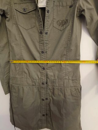Chaqueta verde militar niña T.M