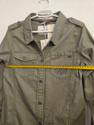 Chaqueta verde militar niña T.M
