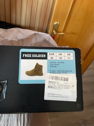 Botas Free Soldier Marrones