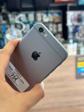 iPhone 6 32GB Argento 100% Batteria + GARANZIA