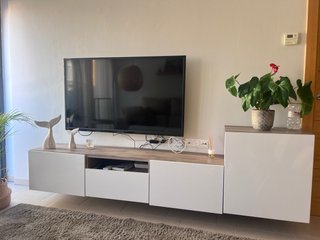 Mueble TV IKEA Besta Blanco
