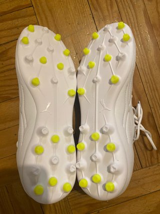 Botas Fútbol Puma King 20 Match Blancas