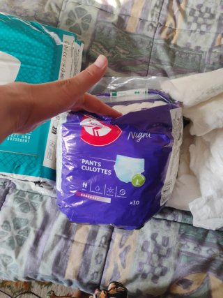 Lote pañales talla L + pads