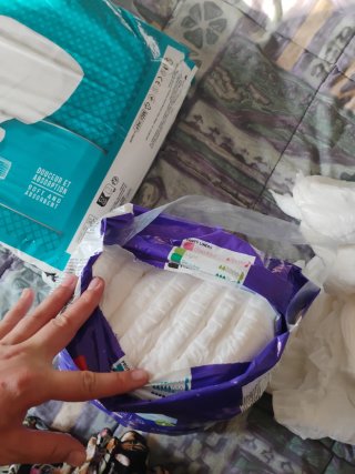 Lote pañales talla L + pads
