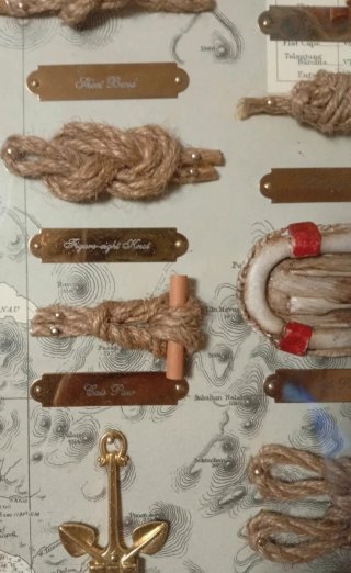 Conjunto 2 Cuadros Nudos Marineros