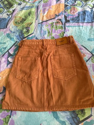 Falda vaquera marrón Talla 34