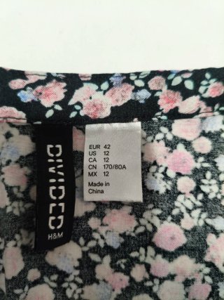 Falda acampanada estampado floral