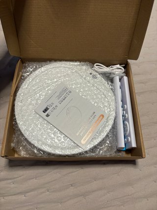2 Plafones LED Sensor Movimiento Recargables