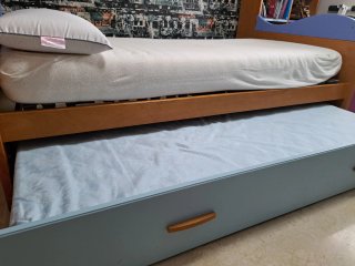 Cama nido doble con colchones