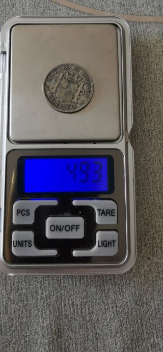 Moneda 1 Peseta 1869 Gobierno Provisional
