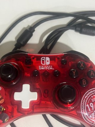 Mando Pro Mario Kart Switch Personalizado Rojo