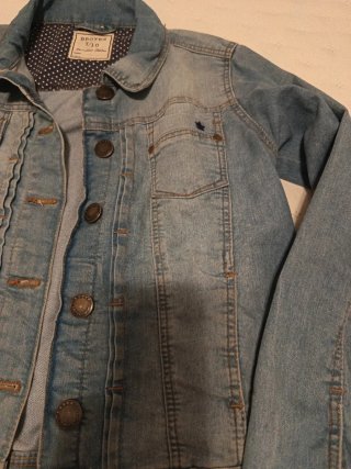 Chaqueta-cazadora Vaquera desgastada
