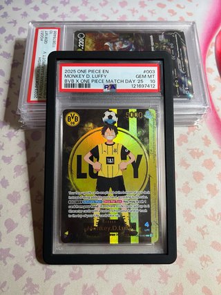 One Piece Monkey D. Luffy BVB Carta PSA 10
