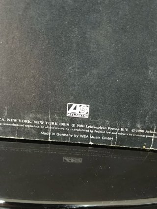 AC/DC - Back in Black LP (1980, Alemania)