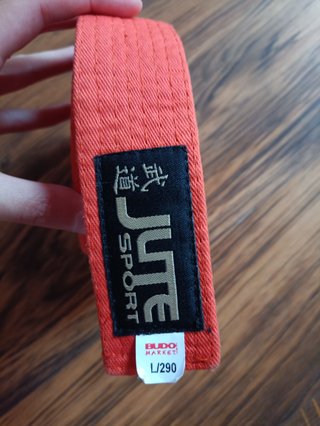Cintura arancione Jute Sport arti marziali L
